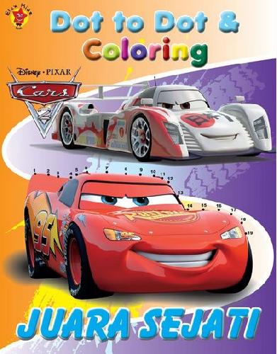 Cover Buku Dot to Dot & Coloring Cars Juara Sejati