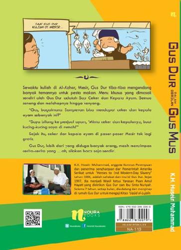 Cover Belakang Buku Gus Dur Dalam Obrolan Gus Mus