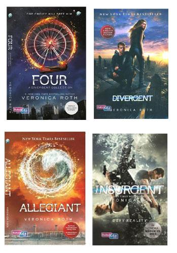Cover Buku Paket Seri Divergent