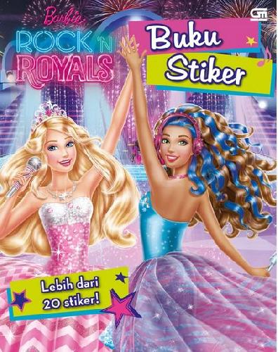 Cover Buku Barbie in Rock n Royals - Buku Stiker