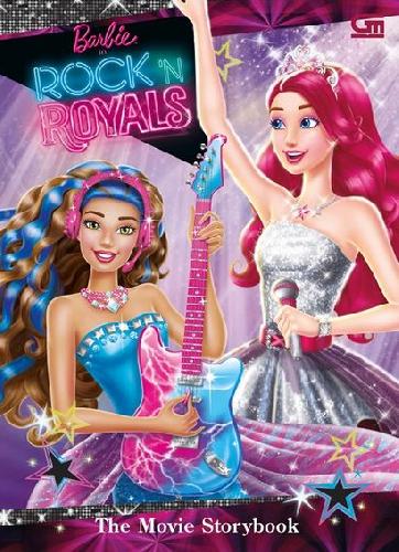 Cover Buku Barbie in Rock n Royals - The Movie Storybook
