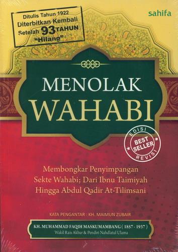 Cover Buku Menolak Wahabi