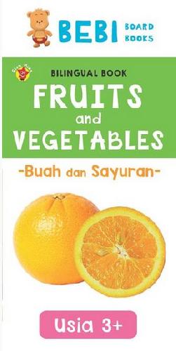 Cover Buku Bebi dan Friend Book Collections: Fruits dan Vegetables