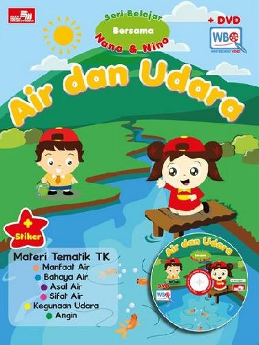 Cover Buku Tematik TK - Air dan Udara + DVD