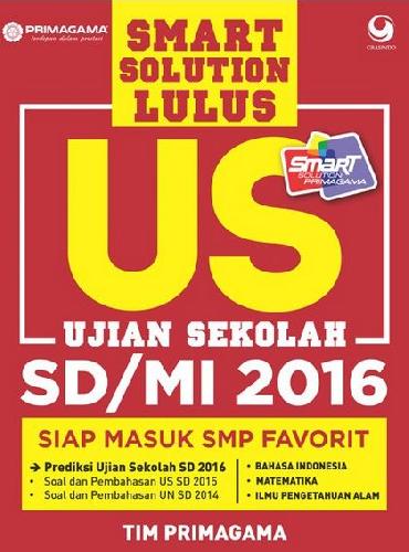 Cover Buku Primagama Smart Solution Lulus US SD/Mi 2016