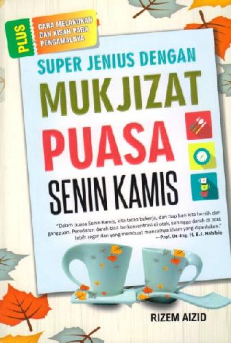 Cover Buku Super Jenius Dengan Mukjizat Puasa Senin Kamis