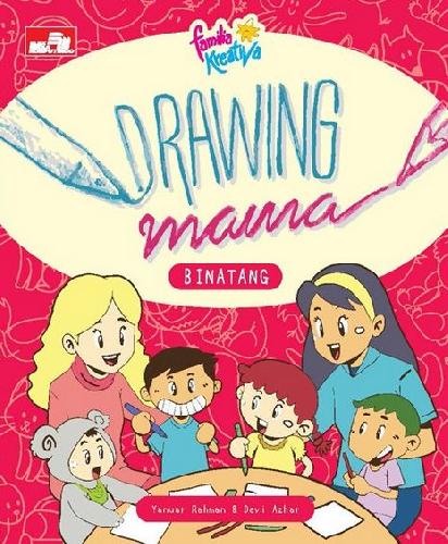Cover Buku Drawing Mama - Binatang