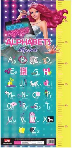 Cover Buku Poster Barbie Rock n Royals: Alphabets