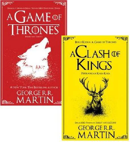 Cover Buku Paket Seri A Song of Ice and Fire
