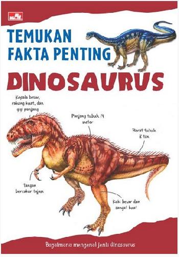 Cover Buku Temukan Fakta Penting Dinosaurus