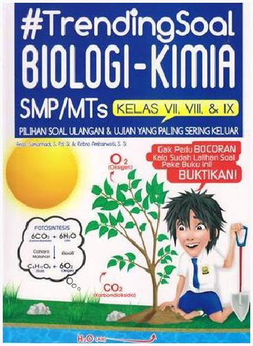 Cover Buku #trending Soal Biologi-Kimia SMP/MTs Kelas VII, VIII, IX