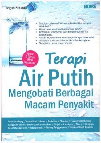 Cover Buku Terapi Air Putih Mengobati Berbagai Macam Penyakit