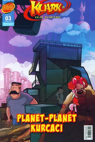 Cover Buku Komik Sains Kuark Level III Tahun XI Edisi 03 : Planet-Planet Kurcaci