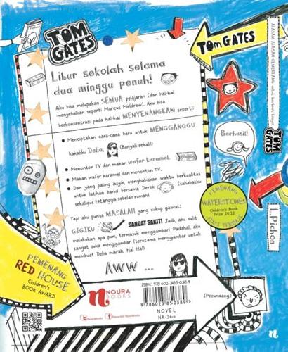 Cover Belakang Buku Tom Gates #2: Alasan-Alasan Cemerlang