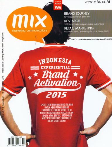 Cover Buku Majalah MIX Marketing Communications Edisi 11 | 19 November - 16 Desember 2015