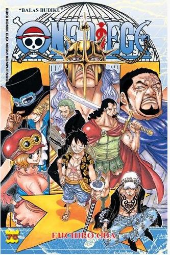 Cover Buku One Piece 75