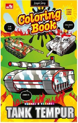 Cover Buku Warnai dan Ketahui-Tank Tempur
