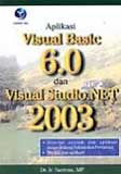 Cover Buku Aplikasi Visual Basic 6.0 Dan Visual Studio.net 2003