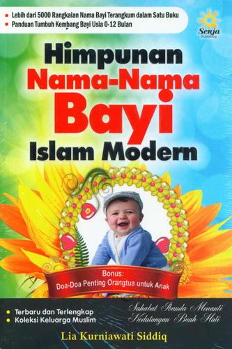 Cover Buku Himpunan Nama-Nama Bayi Islam Modern