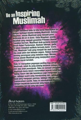 Cover Belakang Buku Be an Inspiring Muslimah