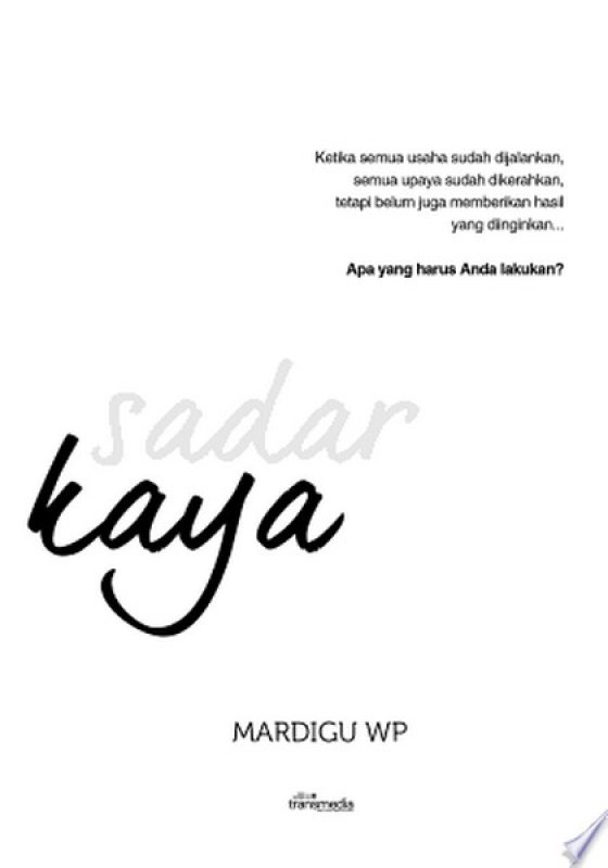 Cover Buku Sadar Kaya