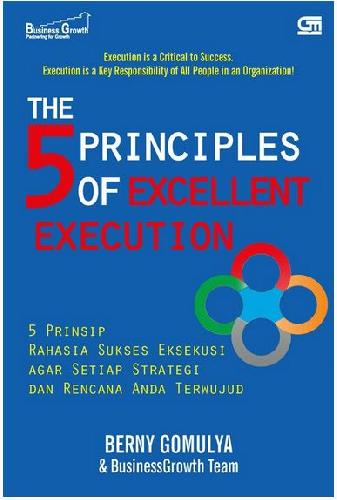 Cover Buku The 5 Principles of Excellent Execution