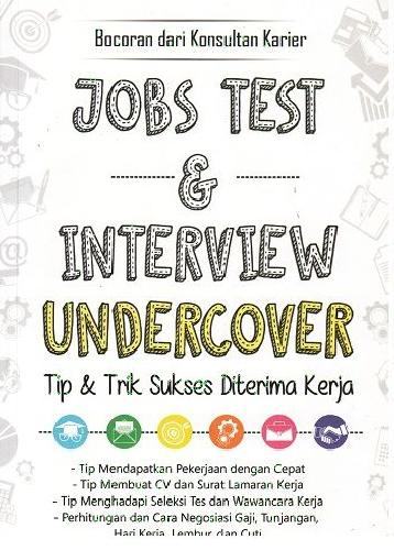 Cover Buku Jobs Test dan Interview Undercover