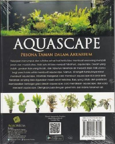 Cover Belakang Buku Aquascape : Pesona Taman Dalam Akuarium Edisi Revisi (Promo Best Book)