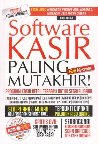 Cover Buku Software Kasir Paling Mutakhir Full Version!