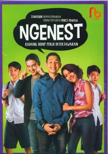 Cover Buku NGENEST 1 - Ngetawain Hidup Ala Ernest (Cover Film)