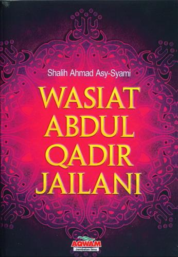 Cover Buku Wasiat Abdul Qadir Jailani