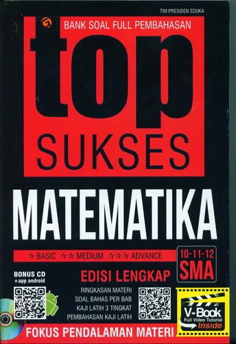 Cover Buku Bank Soal Full Pembahasan Top Sukses MATEMATIKA SMA 10-11-12