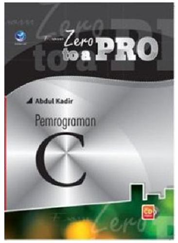 Cover Buku From Zero to a Pro: Pemrograman C + CD