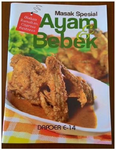 Cover Buku Masak Spesial Ayam dan Bebek