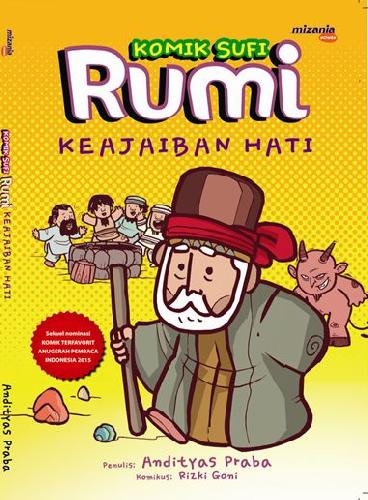 Cover Buku Komik Sufi Rumi : Kejaiban Hati
