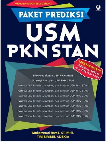 Cover Buku Paket Prediksi USM PKN STAN