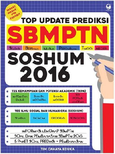 Cover Buku Top Update Prediksi SBMPTN Soshum 2016
