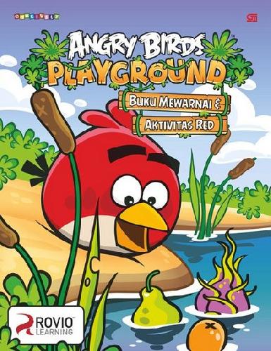 Cover Buku Angry Birds Playground : Buku Mewarnai & Aktivitas Red