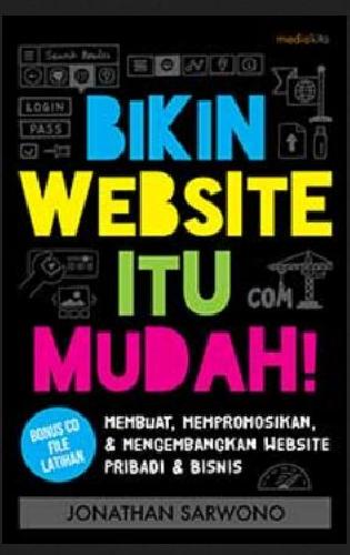 Cover Buku Bikin Website Itu Mudah