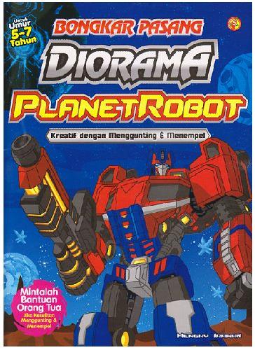 Cover Buku Bongkar Pasang Diorama Planet Robot