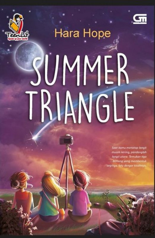 Cover Buku TeenLit: Summer Triangle [Cetak ulang cover baru]