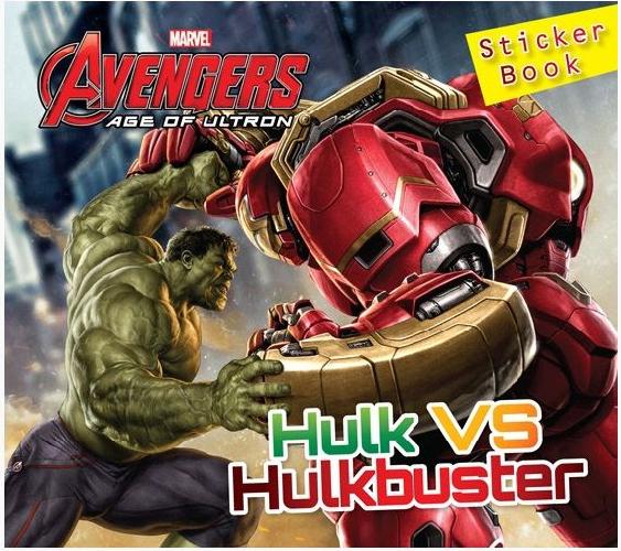 Cover Buku Marvel Sticker Book : Hulk VS Hulkbuster