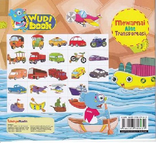 Cover Belakang Buku Wudi Book : Mewarnai Alat Transportasi (Promo Best Book)