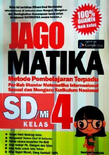 Cover Buku Jago Matika SD/ MI Kelas 4