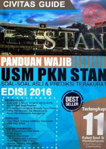 Cover Buku Panduan Wajib USM PKN STAN Edisi 2016