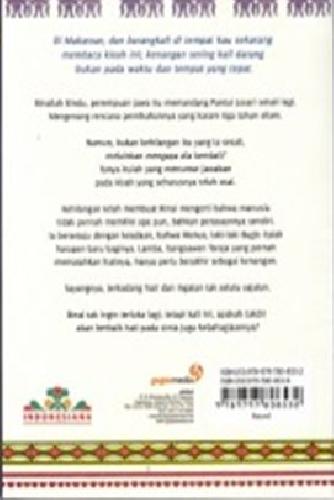 Cover Belakang Buku Pertanyaan Kepada Kenangan (Spesial Seri Indonesia)