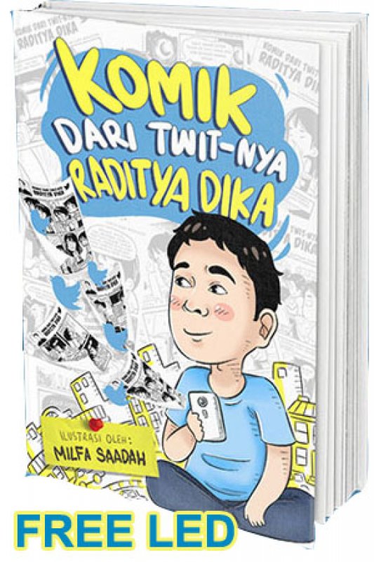 Cover Buku Komik Dari Twit-nya Raditya Dika (Disc 50%)