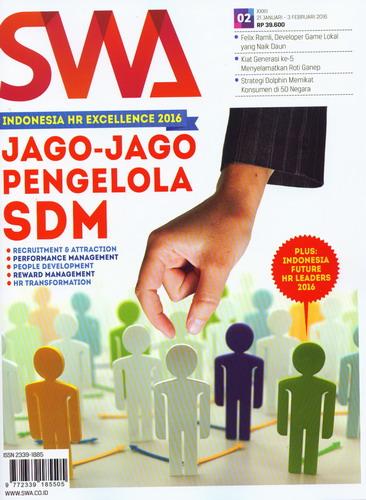 Cover Buku Majalah SWA Sembada No. 02 | 21 - 3 Februari 2016