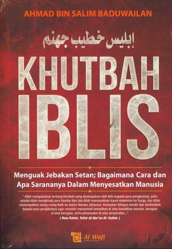 Cover Buku Khutbah Iblis
