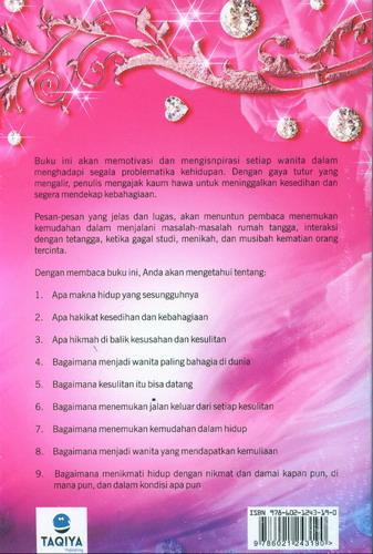 Cover Belakang Buku La Tahzan for Women